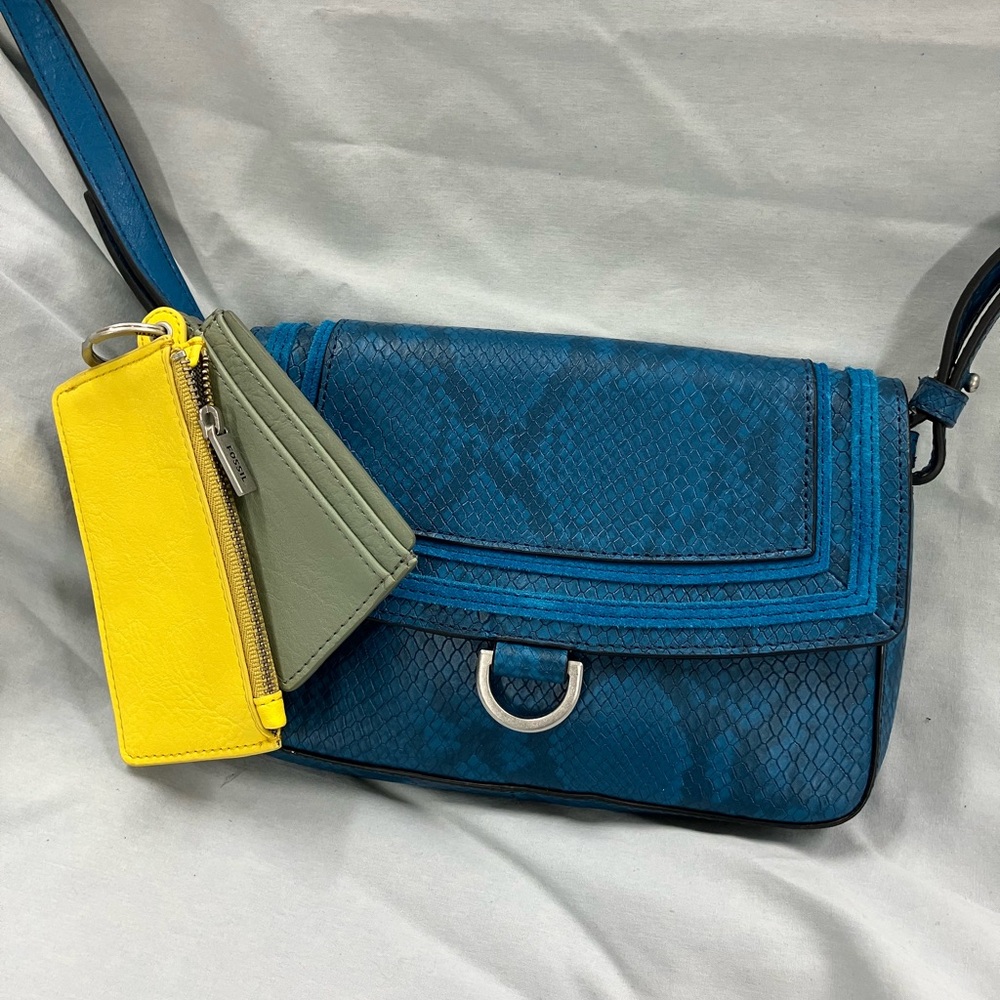 Fossil Crossbody with Coin Pouch and Card Holder